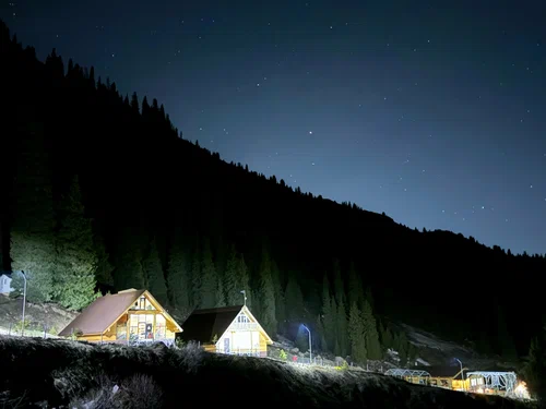 Ночной лагерь в Каркаралы